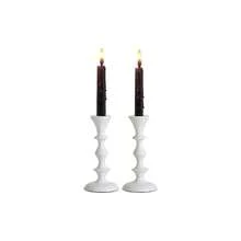 Black Candle Holders Set Of 2 Decorative Centerpiece Table Candlesticks Holders Taper Candles Home Decor Easter Candle Holders Dinner Party Wedding Decorations