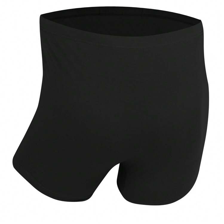 4 件/包加大码透气宽松莫代尔内裤，适合超重男士，四季皆宜 - 黑色 - 查看 5