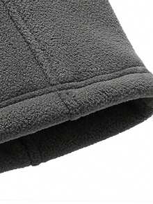 Winter Coat With Horn Button Thermal Lined Hooded Jacket