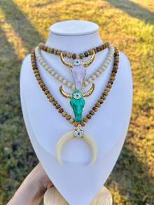Italian Style Charms - Beige Horns - View 4