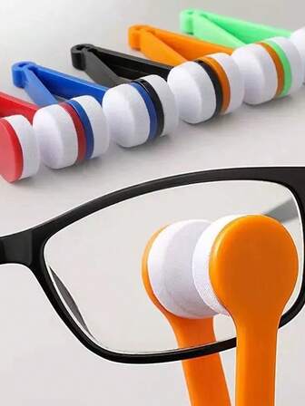 Portable Eyeglass Cleaner, Eyeglass Cloth For On-The-Go Cleaning, Eyeglass Cleaning Cloth Wipe Won't Scratch Lens, Creative Multi-Functional Portable Eyeglass Cleaner, Eyeglass Cleaning Cloth Won't Damage Lens.