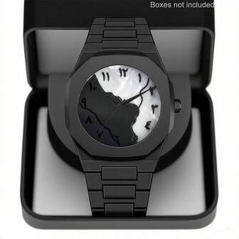 Unisex Black Rubber Strap Quartz Watch, Sports & Casual Style, Innovative Design, Adjustable Strap, Round Dial With Rivets, Suitable For Daily Wear, Birthday Gift, Party, Holiday Gathering, And An Ideal Choice For Yourself Or Friends