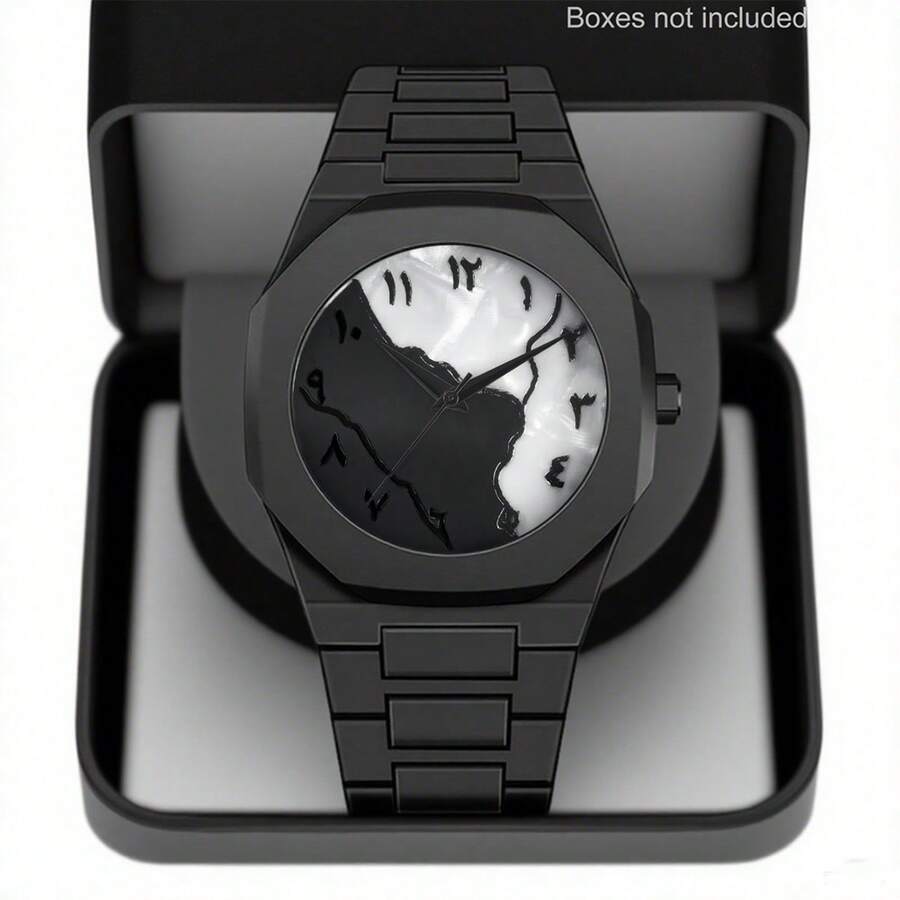 Unisex Black Rubber Strap Quartz Watch, Sports Casual Style, Innovative Design, Adjustable Strap, Round Dial With Rivets, Suitable For Daily Wear, Birthday Gift, Party, Holiday Gathering, Ideal Choice For Yourself Or Friends. (Box Not Included)