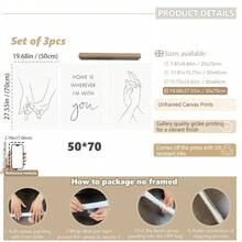 3 Stücke/Set, Leinwandkunst, gerahmte Wanddekoration, Paar-Zimmer Dekoration, Akzent für Schlafzimmer-Kopfteil, Linienkunst, romantische Wandgalerie, Wandkunst für Neuvermahlte Wohnzimmer, Valentinstag Dekoration, Hochzeitsdekoration, Zimmer Dekoration, Schlafzimmer Dekoration, Wohnzimmer Dekoration