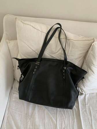 新款韩版休闲时尚高品质可爱少女星星手提包，适合通勤、购物、旅行、上学、大容量手提包、单肩包、手提包