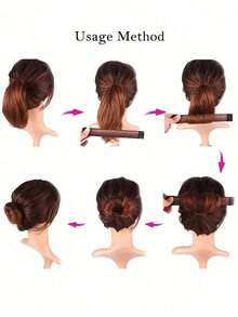 3/2/1 قطعة صانع كعكة الشعر التاج الأنيق المجعد بطريقة فرنسية سريعة وسهلة لصنع كعكة الشعر للنساء والفتيات، أداة صنع كعكة الشعر السريعة والسهلة، أسطوانة لف الشعر المجعد، شريط الرأس، طقم تصفيف الشعر، طقم أدوات الشعر
