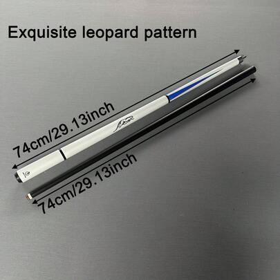 58-Zoll Schnee-Leopard Blau Fiberglas Pool Queue, Mode, Lässig, leicht, Unisex Pool Queue, Schnellverschluss-Gelenk, 13mm Regenbogen-Spitze, 19oz professionelles leichtes Pool Queue, Rückkehr zur Schule, Indoor/Outdoor Sport, Pool Queue Zubehör, tolles Geschenk zum Geburtstag, Feiertag
