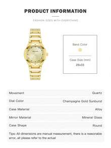 Anne Klein Women's Watches Bracelet Quartz Watch For Women Ladies Watch Quartz Analog Watches - Gold - View 5