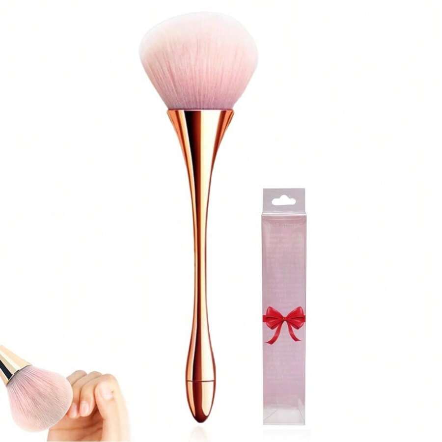 Nail Brush, Nail Art Nagelstaubbürste, Maniküre-Werkzeug Zum Entfernen Des Salons DIY Werkzeuge Manuelle Reinigung Mode Gel Zubehör Material Staub Rosa Kopf Rouge Pinsel Puder