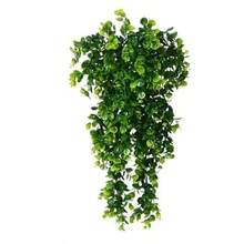 1/2pcs Artificial Plants, Hanging Planter, Wall Hanging Rack Decor, Suitable For Indoor, Outdoor, Living Room Shelf Decor, Home Decor, Room Decor, Garden Decoration, Wall Decoration