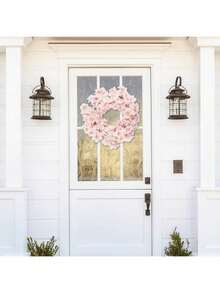 1/2/3pcs 70.87in Artificial Flowers Cherry Blossom Vine Garland Plant Artificial Ivy Garland, Fake Plants, Flower Bouquet, For Wedding Decorations, Fall Decorations For Home, Home Decor, Table Decoration, Pink Decor, Room Decor, Balcony Decor