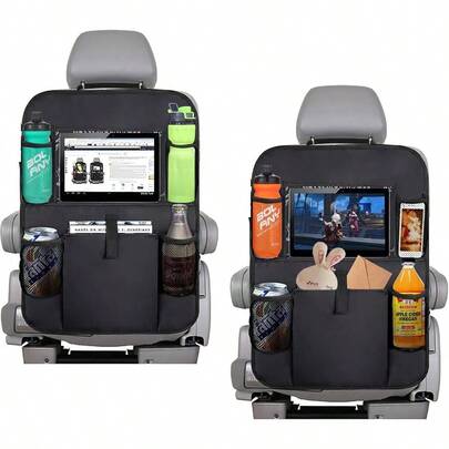 Back Seat Cage, Sturdy Oxford Storage Box, Foldable Basket Front Seat, Carrying Bag, (Suspension Storage Bag)