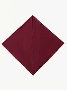 1 件/2 件女士纯色穆斯林便捷头巾，宽松缝纫风格三角围巾，透气防晒经典头巾，适合日常佩戴，优雅时尚的穆斯林头巾 - 彩色 - 查看 25