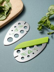 1 件不锈钢香草剥叶器，多功能蔬菜去叶器，枸杞叶、迷迭香和香草剥叶器，蔬菜切割器 - 彩色 - 查看 6