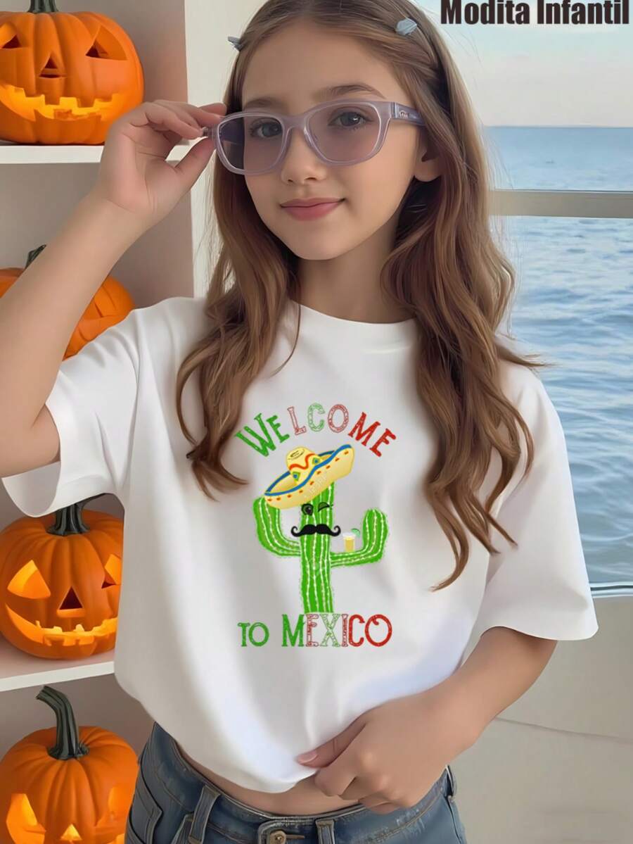 niña|ropa mexicana niño|Camisetas para niños |Para niños de 4 a 15 años ...