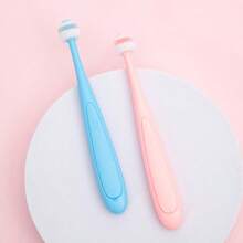 Color Random Pet Toothbrush Soft Bristle Brush For Pet Oral Cleaning, 360° Cleaning Toothbrush For Teeth Cleaning, Pet Grooming, Pet ProductsSmall Pet Toothbrush For Dogs And Cats For Deep Cleaning Teeth