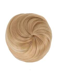 Bóng tóc giả màu đen 4 inch, túi đựng tóc giả, búi tóc giả, phụ kiện búi tóc, búi tóc hình quạt, bộ tóc thẳng - Màu đen tự nhiên - Xem 19