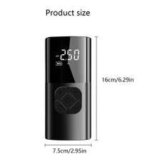 Inflador de neumáticos portátil y eficiente con voltaje de 12V y función de banco de energía multipropósito - Infla rápidamente neumáticos de automóvil, bicicleta, motocicleta, balones deportivos y diversos artículos inflables, adecuado para uso diario, viajes por carretera y actividades al aire libre