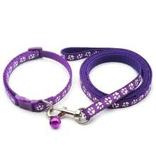 Handmade Custom Pet Dog Collar And Leash Set, Customizable With Paw Print And Engraving, Comfortable Breathable Nylon Material, Multiple Colors Available, Suitable For Small To Medium Dogs - Multicolor - View 8