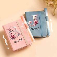 1pc Personalized Journal,Custom Notebook With Name,Customized Journaling Notebooks,Notebooks For Work,Small Notebook,Book Journal,Journals For Writing,Blank Notebook,Christmas Gift Supplies - Multicolor - View 2