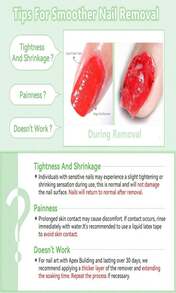 Born Pretty Magic Gel Nail Polish Remover With New Upgraded Gentle Formula,Faster &Amp; Easier &Amp; Cleaner &Amp; Safer Professional Nail Polish Remover In 3-5 Minutes,No Need For Foil Soaking Or Wrapping - ColorN - 查看 9