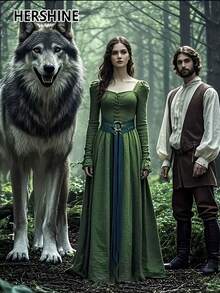 Hershine Jednoczęściowy damski pasek w stylu wikingów, sznurkowy pasek, swobodny i elegancki damski pasek w stylu wikingów, sznurkowy pasek, modny dodatek do talii w stylu retro country, styl Simia, wielofunkcyjny design, odpowiedni do codziennego noszenia w drodze do pracy o każdej porze roku, akcesoria jesienne i zimowe, akcesoria do kostiumów świątecznych i halloweenowych, dekoracja sukienki, swetra i płaszcza