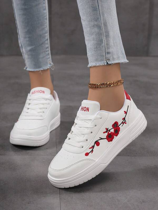 Damen Lässig Outdoor Weiche Sohle Rutschfeste Mode Vielseitige Flache Laufschuhe