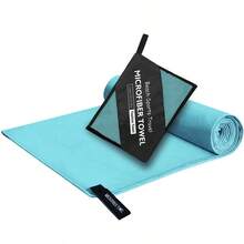 1条户外运动速干吸水柔软毛巾，超细纤维沙滩巾，轻便旅行毛巾，成人毛巾，吸水运动毛巾，瑜伽毛巾，健身毛巾，适用于旅行、瑜伽、海滩、沐浴、游泳、徒步、登山、健身、背包旅行、野餐、游泳池、露营、海滩必备或其他任何运动