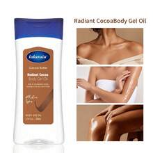 lakerain 200ml Lakerain Cocoa Butter Glossy Body Oil, Moisturizing And Nourishing Cocoa Body Gel Oil