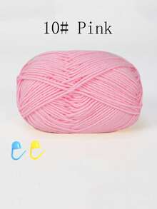 1/3包 50克 4股钩针线，带记号扣的钩针线，初学者钩针套装，多包装编织线，优质腈纶线，柔软钩针线，DIY工艺品，围巾（配饰颜色随机）