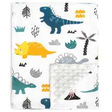 Baby Blankets Soft Plush Mink Fabric For Boys And Girls, Receiving Blankets With Dotted Fleece Backing For Newborn,Toddler,Shower Gifts 30 X 40 Inch(76x101cm) - Multicolor - View 15