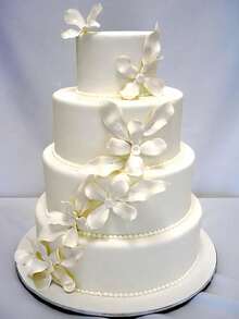 1个圆形白色泡沫蛋糕模型，用于装饰和制作、烘焙展示、婚礼蛋糕设计、生日蛋糕、圣诞派对蛋糕或干花装饰、情人节、复活节和其他节日派对蛋糕装饰，4英寸、6英寸、8英寸、10英寸白色仿真蛋糕模型，12英寸（请理解产品可能存在轻微偏差） - 白色 - 查看 5