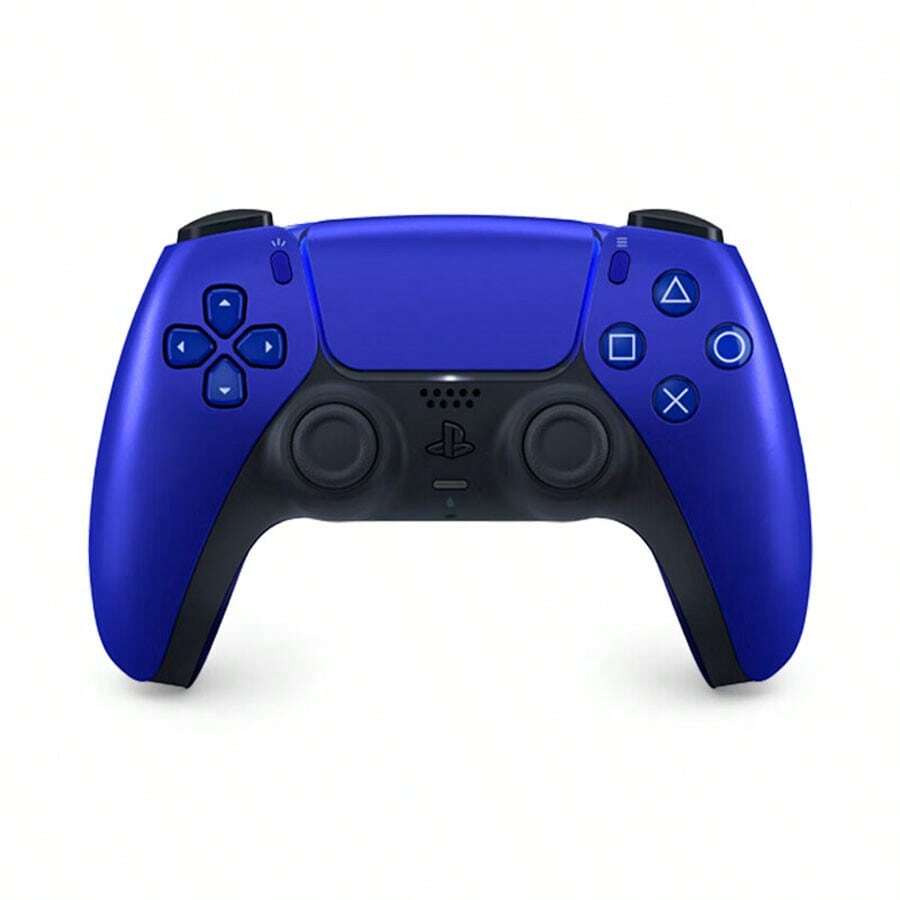Sony PS5 DualSense Wireless Controller With Immersive Tactile Feedback, Adaptive Triggers, Built-In Microphone, Compatible With PC And PlayStation 5 Consoles, Cobalt Blue