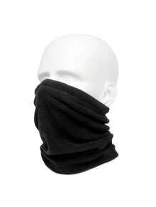 1 peça cachecol quente de lã espessada e à prova de vento para atividades ao ar livre, toalha de rosto esportiva multifuncional, máscara para andar de bicicleta e motocicleta