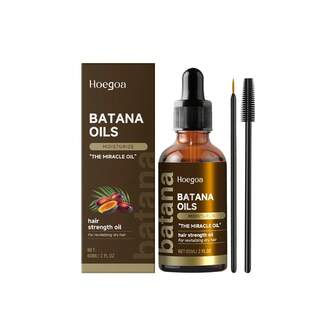 60ml Batana Hair Care Oil, Leaving Hair Smooth, Shiny, Naturally Voluminous And Light, Non-Greasy For Women Men Mom Wife And Her Gift