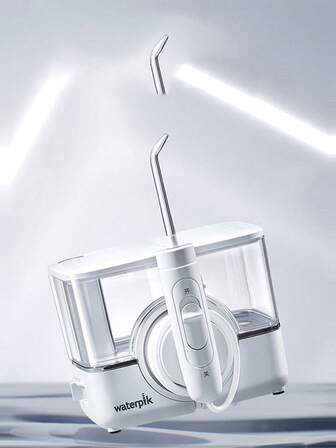 Irrigador dental Waterpik ION Professional, recargable y portátil para dientes, encías, frenillos, con 10 ajustes, 7 puntas de limpieza para múltiples usuarios y necesidades, recargable