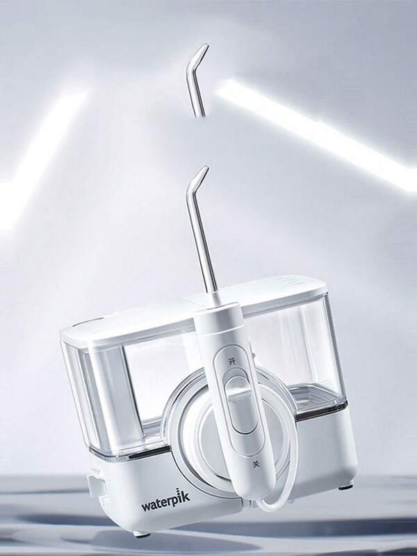 Idropulsore professionale Waterpik ION, ricaricabile e portatile per denti, gengive, apparecchi, 10 impostazioni, 7 punte per flussaggio per più utenti e necessità, ricaricabile