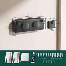 Telescopic Clothes Drying Racks - Double Black Line - View 7