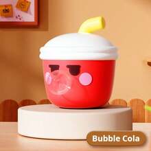 1个创意减压工具，慢回弹可爱释放玩具，可挤压、吹泡泡，缓解压力，桌面装饰，爱好收藏，青蛙、蜗牛、企鹅、绵羊动物造型，儿童早教玩具，捏捏减压玩具（部分配色随机） - 彩色 - 查看 8