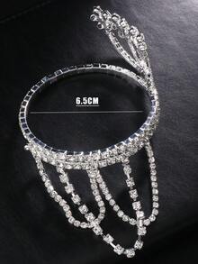 多层水晶花臂链，几何水晶手链配件 - 花型 - 查看 4