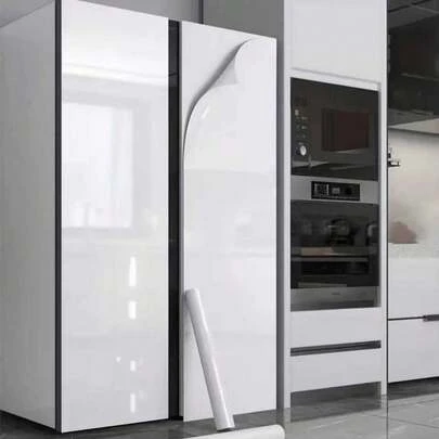 1 Roll Of Marble Wall Stickers Glossy Vinyl Stickers That Are Peeled Off And Pasted PVC Kitchen Stickers Suitable For Home Decoration Living Room Bedroom Renovation Decoration Wall Paper Waterproof And Oil-Proof Wallpaper