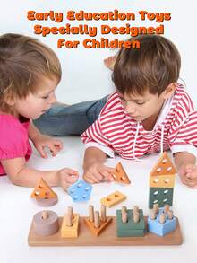 Montessori Toys For 3+ Years Old Boys Girls Birthday Gifts, Wooden Sensory Toys For Toddlers Kids Baby, Easter Basket Stuffers Toddler Learning Toy Activities Puzzles