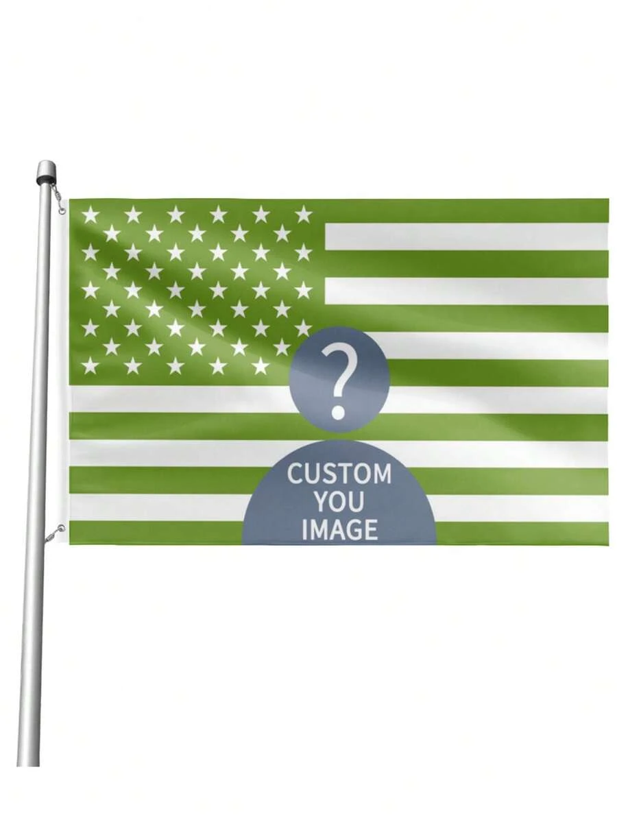 1 件多种尺寸定制户外旗帜,照片定制户外旗帜,7 月 4 日定制,DIY,双面旗帜,庭院装饰,户外装饰,家居装饰,适合所有季节,家庭礼物,个性化礼物,不含旗杆 - 彩色 - 查看 1