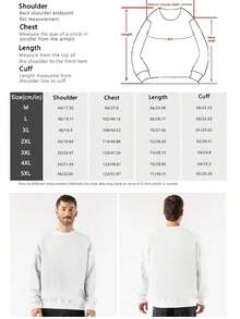 Punk Skull Graphic Crew Neck Sweatshirt – Edgy Statement Piece Men Clothes  Sudaderas Para Hombre  Fall Clothes2025 - 黑色 - 查看 3