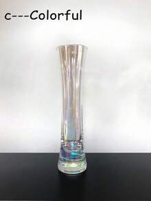 1pc Slender Waist Glass Cup, Transparent European Style Creative Champagne Flute, Luxury High Stem Juice Beverage Cup, Craft Beer Glass, Suitable For Home Gatherings, Graduation, Engagement, Wedding, Party, Holiday Champagne/Wine Glass