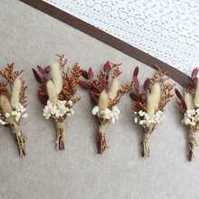 6/12/20 Mini Dried Flowers Ivory Dry Flowers, Natural Gypsophila Branches For Wedding, Home Table Vase Decor, DIY Wreath Floral, Fall Thanksgiving Autumn Decoration