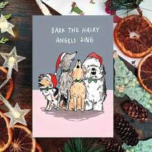 Unique Cartoon-Themed Christmas Greeting Card For Friends & Family - Ideal Holiday Gift