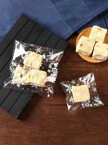 100 قطعة، أكياس مختومة ذاتيًا بنمط البلورة، أكياس حلوى شفافة، أكياس خبز البسكويت، تغليف الحلوى العطلات، لوازم حفلة هالوين، أكياس هدايا عيد الميلاد، أكياس طعام لاصقة ذاتيًا، أكياس وجبات خفيفة صغيرة، أكياس هدايا الحفلات، تغليف الحلويات، لوازم احتفالية، لاستخدام البالغين، ديكور حفلة الزفاف، أكياس تخزين قابلة لإعادة الإغلاق - شفاف - مشاهدة 6