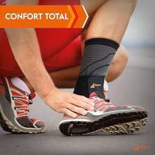 Hyperz - Tobillera para Esguince Ortopedica Tobillera Deportiva de Compresión Ajustable de Neopreno Transpirable, Hombre y Mujer Multi-Talla, fascitis plantar Hombre, Tobillo rehabilitación (1) - 1 - Ver 10