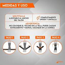 Hyperz - Tobillera para Esguince Ortopedica Tobillera Deportiva de Compresión Ajustable de Neopreno Transpirable, Hombre y Mujer Multi-Talla, fascitis plantar Hombre, Tobillo rehabilitación (1) - 1 - Ver 6